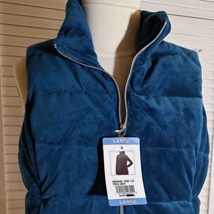 Teal Puffer Vest Jacket